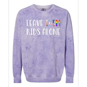 Leave Them Alone Colorblast Crewneck Sweatshirt