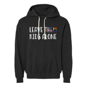 Leave Them Alone Garment-Dyed Fleece Hoodie