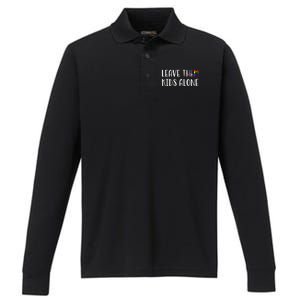 Leave Them Alone Performance Long Sleeve Polo