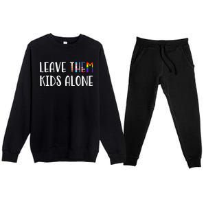 Leave Them Alone Premium Crewneck Sweatsuit Set