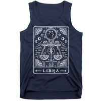 Libra Tarot Art Libra Zodiac Sign Libra Birthday Month Tank Top