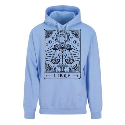 Libra Tarot Art Libra Zodiac Sign Libra Birthday Month Unisex Surf Hoodie