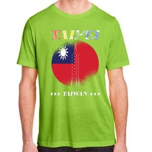 Love Taiwan And Taipei Cool Gift Adult ChromaSoft Performance T-Shirt