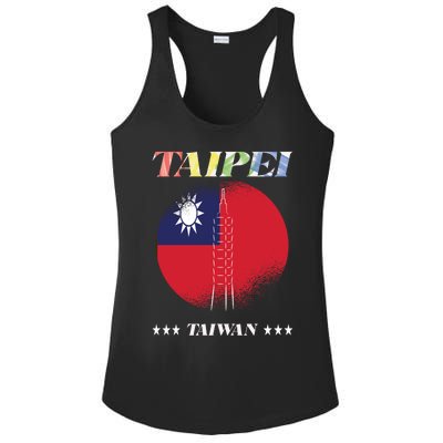 Love Taiwan And Taipei Cool Gift Ladies PosiCharge Competitor Racerback Tank