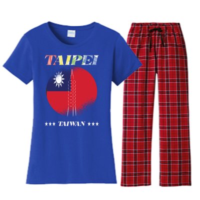 Love Taiwan And Taipei Cool Gift Women's Flannel Pajama Set