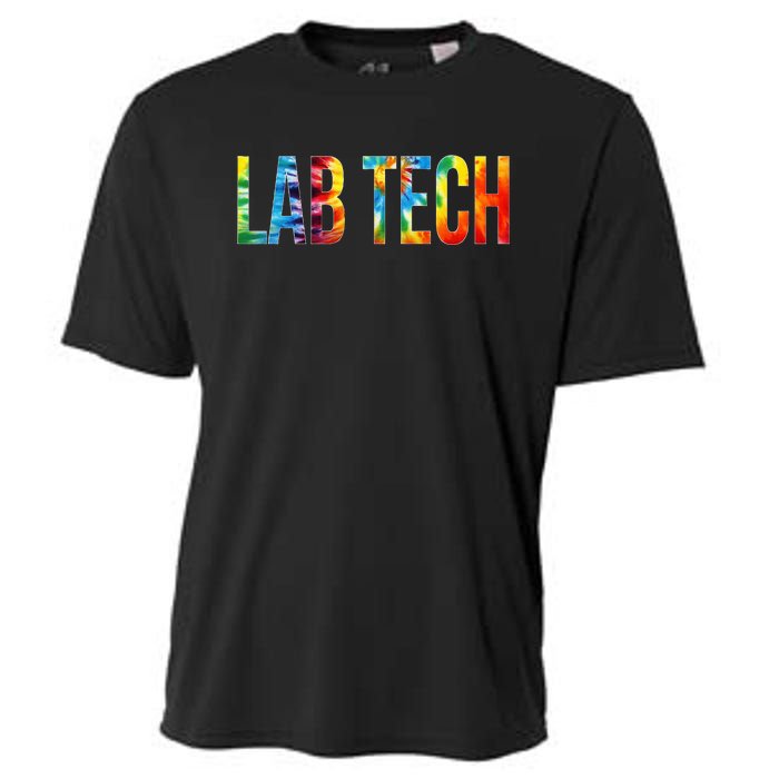 Lab Tech Appreciation Day Tie Dye For Women For Work Cooling Performance Crew T-Shirt