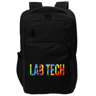 Lab Tech Appreciation Day Tie Dye For Women For Work Impact Tech Backpack