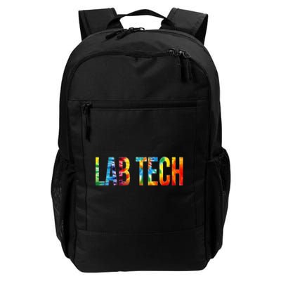 Lab Tech Appreciation Day Tie Dye For Women For Work Daily Commute Backpack