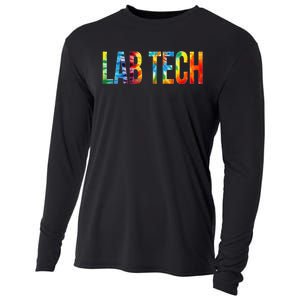 Lab Tech Appreciation Day Tie Dye For Women For Work Cooling Performance Long Sleeve Crew