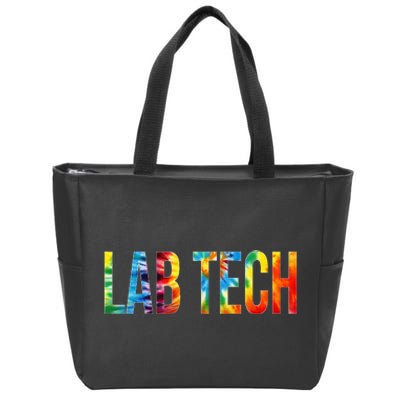 Lab Tech Appreciation Day Tie Dye For Women For Work Zip Tote Bag