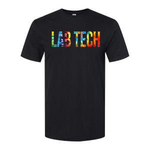 Lab Tech Appreciation Day Tie Dye For Women For Work Softstyle CVC T-Shirt