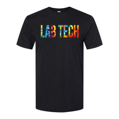 Lab Tech Appreciation Day Tie Dye For Women For Work Softstyle® CVC T-Shirt