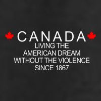Living The American Dream Since 1867 Canada 7 Panel Mesh Trucker Snapback Hat