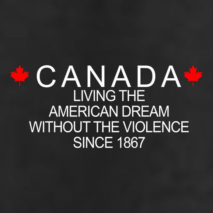 Living The American Dream Since 1867 Canada 7 Panel Mesh Trucker Snapback Hat
