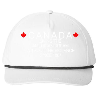 Living The American Dream Since 1867 Canada Snapback Five-Panel Rope Hat