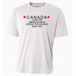 Living The American Dream Since 1867 Canada Cooling Performance Crew T-Shirt