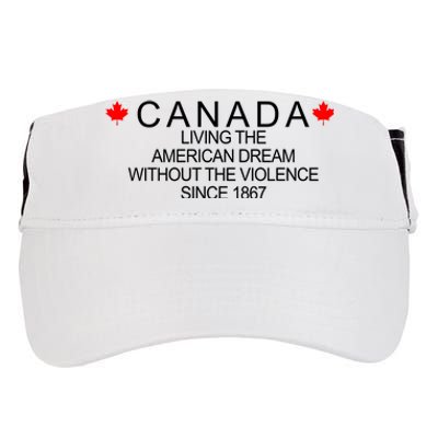 Living The American Dream Since 1867 Canada Adult Drive Performance Visor