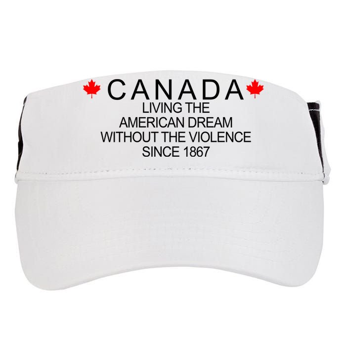 Living The American Dream Since 1867 Canada Adult Drive Performance Visor