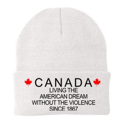 Living The American Dream Since 1867 Canada Knit Cap Winter Beanie