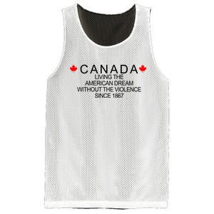 Living The American Dream Since 1867 Canada Mesh Reversible Basketball Jersey Tank