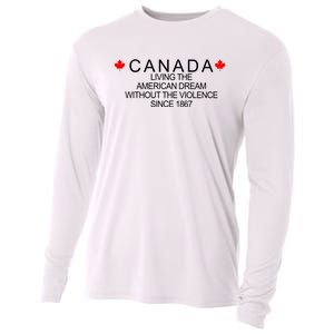 Living The American Dream Since 1867 Canada Cooling Performance Long Sleeve Crew