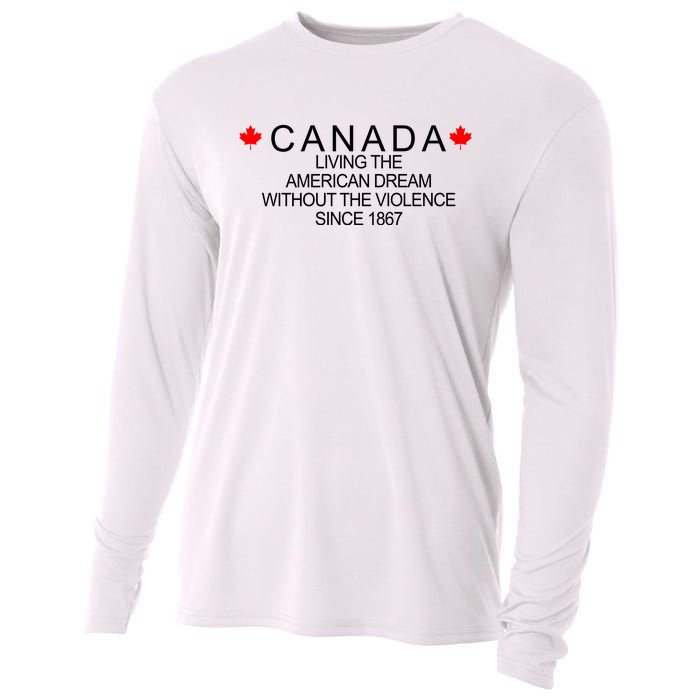 Living The American Dream Since 1867 Canada Cooling Performance Long Sleeve Crew