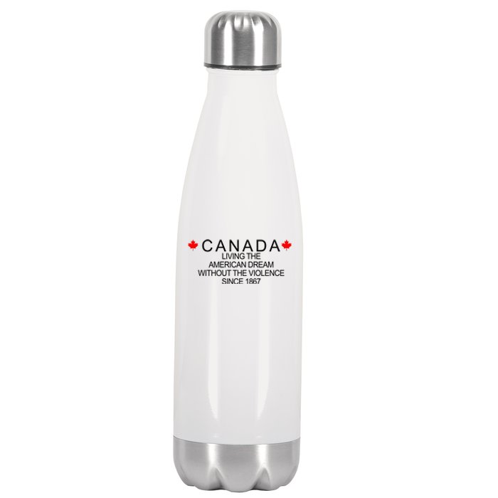 Living The American Dream Since 1867 Canada Stainless Steel Insulated Water Bottle