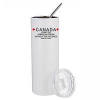 Living The American Dream Since 1867 Canada Stainless Steel Tumbler