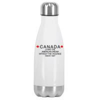 Living The American Dream Since 1867 Canada Stainless Steel Insulated Water Bottle