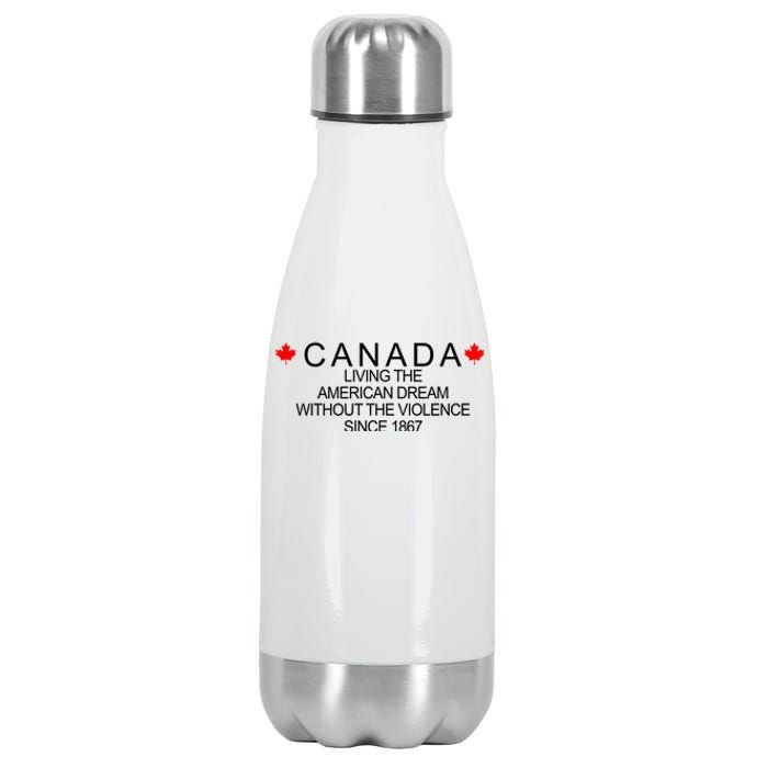 Living The American Dream Since 1867 Canada Stainless Steel Insulated Water Bottle