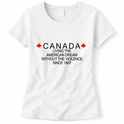 Living The American Dream Since 1867 Canada Womens T-Shirt