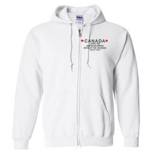 Living The American Dream Since 1867 Canada Full Zip Hoodie