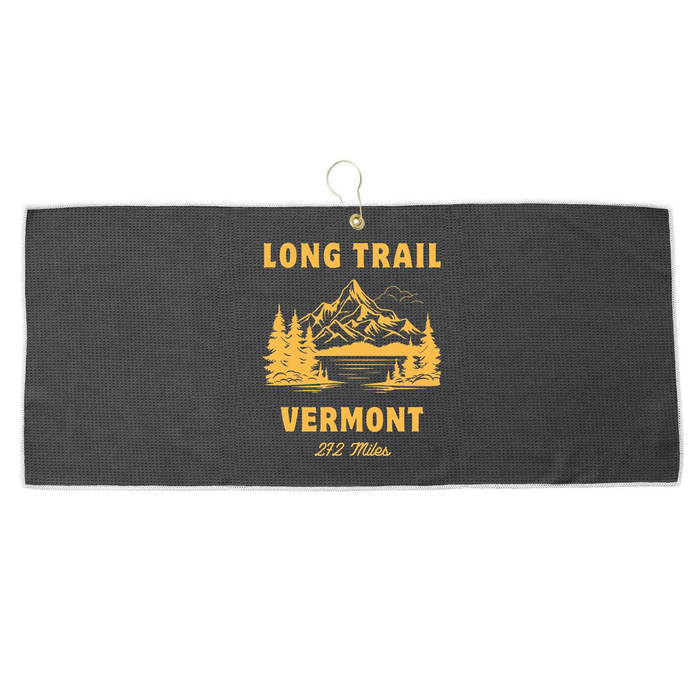 Long Trail America Usa Vermont Long Distance Hiking Mountains Camping Large Microfiber Waffle Golf Towel
