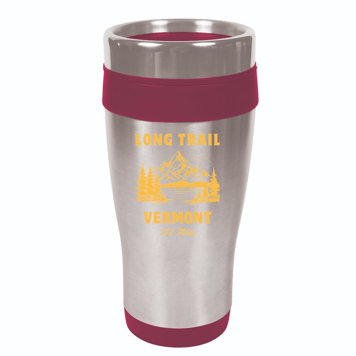 Long Trail America Usa Vermont Long Distance Hiking Mountains Camping 16oz Travel Tumbler
