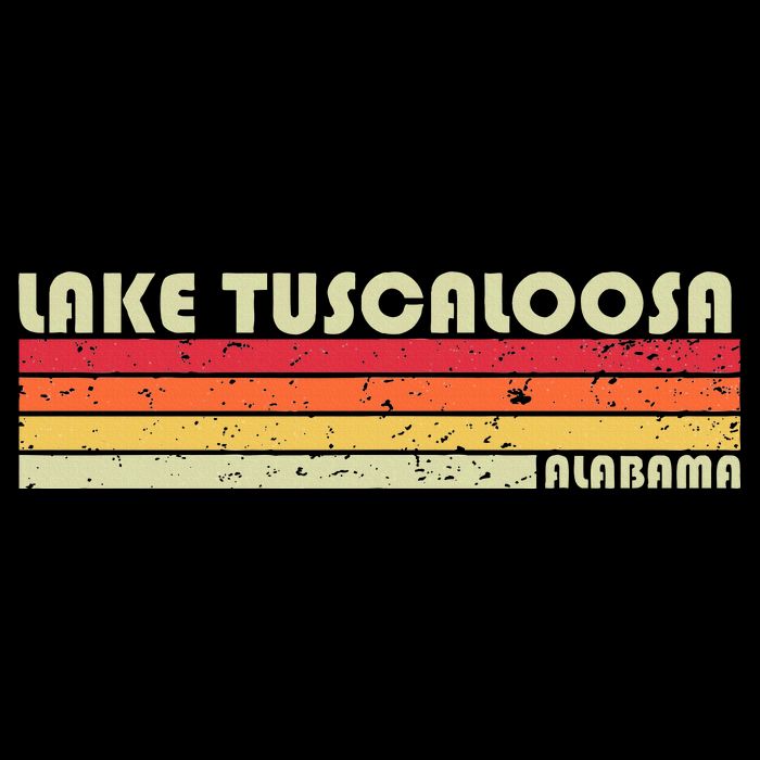 Lake Tuscaloosa Alabama Funny Fishing Camping Summer Gift Cooling Performance Crew T-Shirt