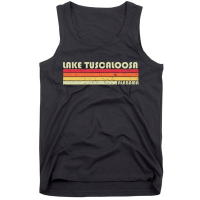 Lake Tuscaloosa Alabama Funny Fishing Camping Summer Gift Tank Top