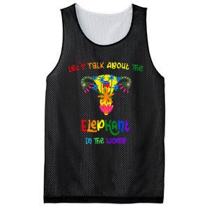 LetS Talk About The Elephant In The Womb Mesh Reversible Basketball Jersey Tank