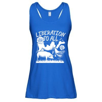 Liberation To All Vegetarian Gift Ladies Essential Flowy Tank