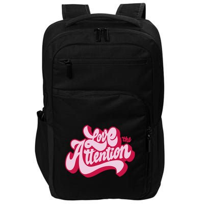 Love The Attention Funny Retro Impact Tech Backpack