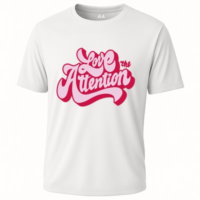 Love The Attention Funny Retro Performance Shirt