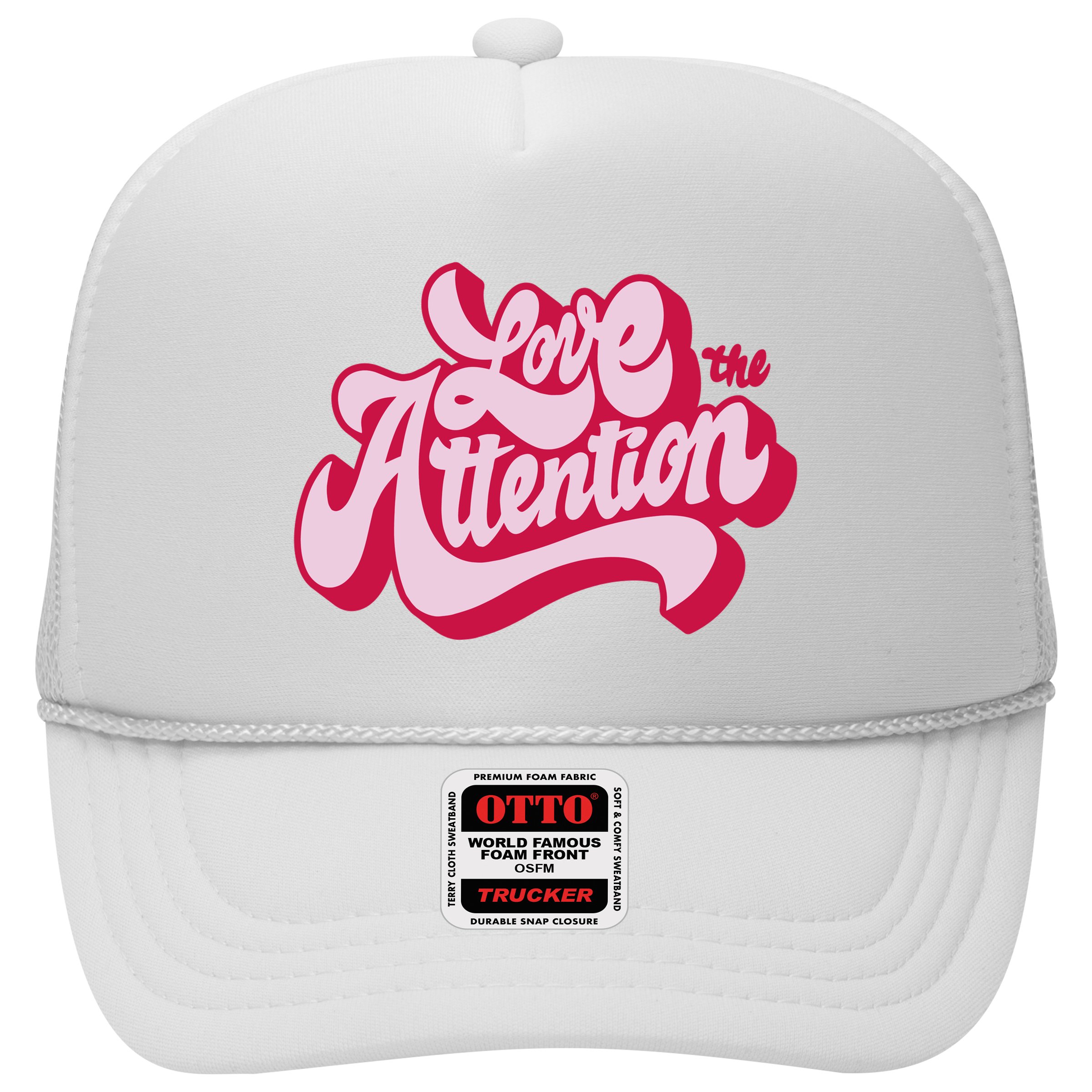 Love The Attention Funny Retro Hat