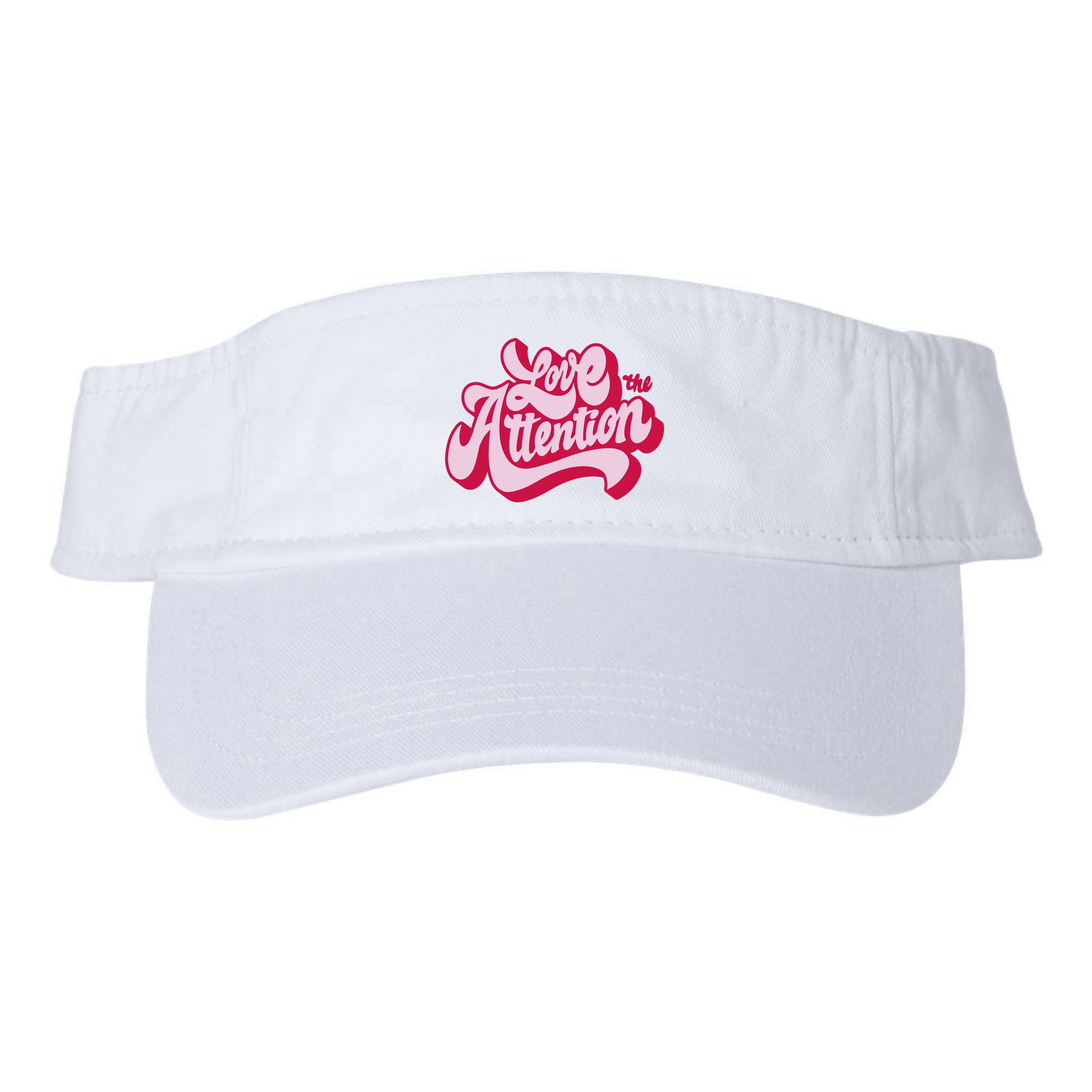 Love The Attention Funny Retro Visor
