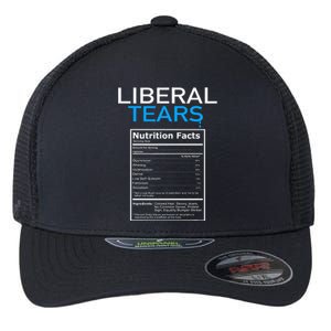 Liberal Tears Anti Liberal Pro Trump Republican Gift Flexfit Unipanel Trucker Cap