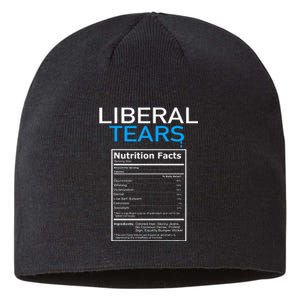 Liberal Tears Anti Liberal Pro Trump Republican Gift Sustainable Beanie