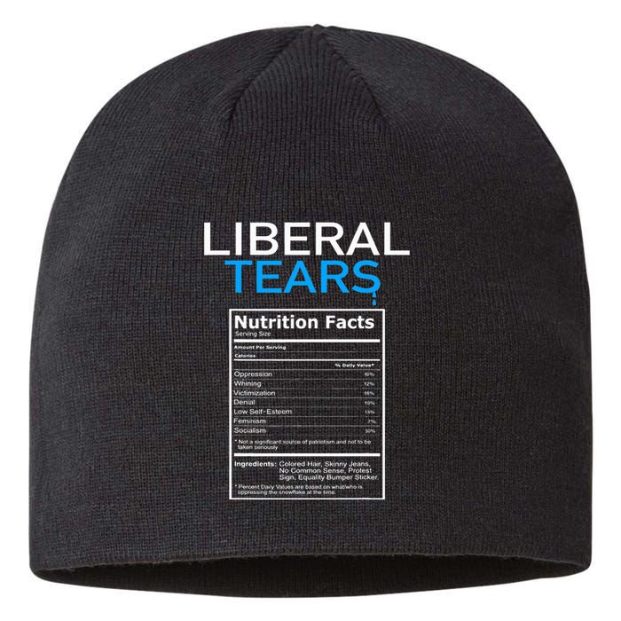 Liberal Tears Anti Liberal Pro Trump Republican Gift Sustainable Beanie