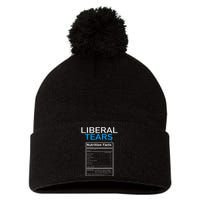 Liberal Tears Anti Liberal Pro Trump Republican Gift Pom Pom 12in Knit Beanie