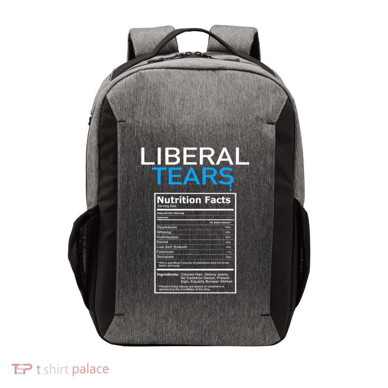 Liberal Tears Anti Liberal Pro Trump Republican Gift Vector Backpack