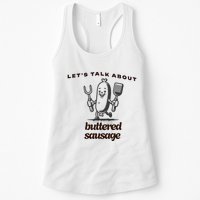 LetS Talk About Buttered Sausage Womens Tank Top