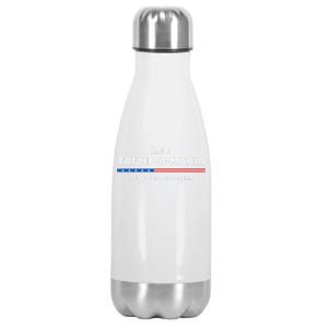 Let Trump A Mania Run Wild Brother Trumpamania Trump 2024 Stainless Steel Insulated Water Bottle