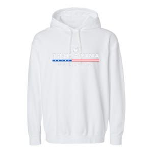 Let Trump A Mania Run Wild Brother Trumpamania Trump 2024 Garment-Dyed Fleece Hoodie